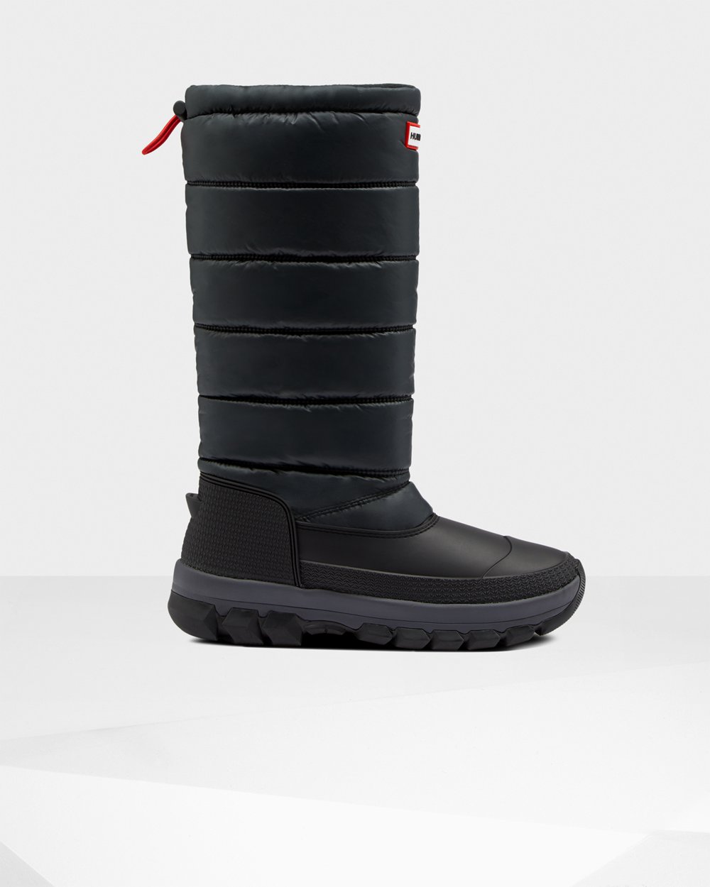 Botas de Nieve Hunter Mujer - Original Insulated Tall - Negros - MRQCWXF-67